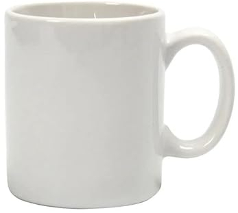 PAINT IT EASY NEU Porzellanbecher/Kaffeebecher für 120 ml - auch ideal zum Bemalen, H: 7 cm, D: 6 cm, 1 Stück