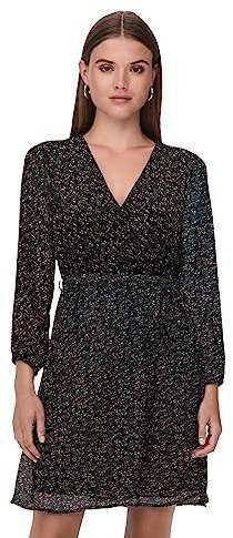 ONLY Damen Onlcera 3/4 Short Dress WVN Noos, Schwarz,XS