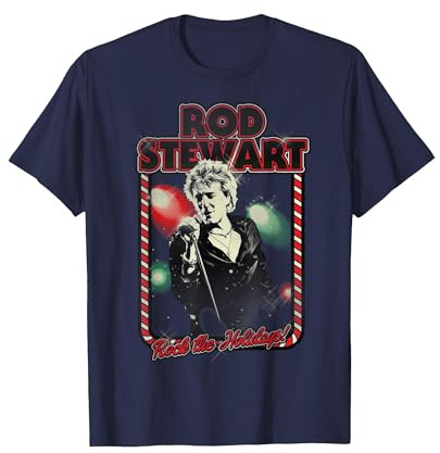 Rod Stewart Offizielles Rock The Holidays T-Shirt T-Shirt