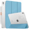 MoKo für iPad Air 11 Zoll Hülle 7./6. Generation M3/M2 2025/2024, iPad Air 5./4. Gen Hülle 2022/2020, Transluzent Matt Weich TPU Rückseite, Unterstützt Pencil Pro/2/USB-C, Nebliges Blau