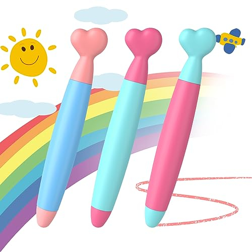 MEKO 3er Pack Stift für Amazon Fire Tablet Kids Gummi Touchscreen Stift für Kinder kompatibel mit allen Handys und Tablets wie iPhone iPad, Fire HD Kids Tablet, Switch, Kinder Smartwatch, Dragon Touch