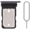 iReplaceParts SIM Tray Replacement Slot Rubber Gasket With Ejector Tool - Compatible With Google Pixel 7 & 7 Pro (Black)