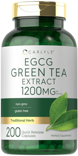 Carlyle EGCG Green Tea Extract | 200 Capsules