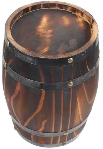 LIFKICH Holzfass Dekoration Wein Kneipe Bar Garten Retrostil Handgemacht Holzdekoration Möbelstück