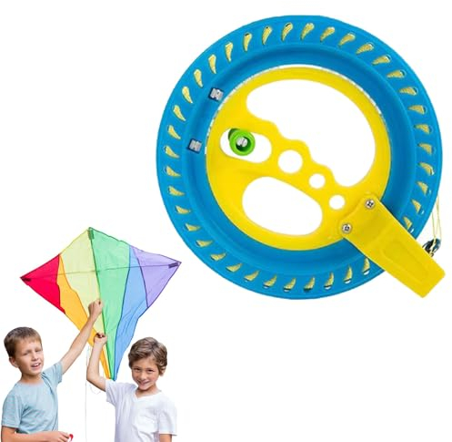 Drachenschnur Spule Kit,Drachenschnur Seilwinde für Drachen,Drachenschnur Rolle 150m,Drachenschnur ABS Kunststoff Kite Spule Rollen,Drachenrolle Drachenschnur Seilwinde Seilrolle