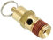 PATIKIL 1/4 Male NPT Safety Valve, Air Pressure Release Valve for Air Compressor, 125PSI Set Pressure