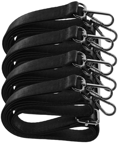 COLLBATH 4Stücke Verstellbare Elastische Beingurte für Pferdedecken Metall Doppelrotations Schnallen Langlebig Komfortabel für Winterdecken und Regendecken für Reiter und Pferdehalter