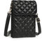 BAIGIO Kleine Umhängetasche Handy Tasche Damen Schwarz Schultertasche damen Handytasche mit Geldbörse zum Umhängen PU Leder Tasche Damen Verstellbarer Riemen Schlüsselanhänger