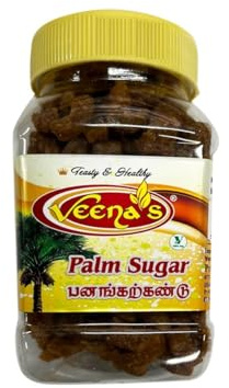 Generic Veena's Palm Sugar 200G Organic Sweet Candy Brown Sugar Pack Of 1