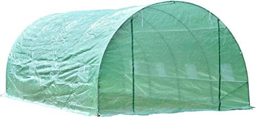 DecHome - Serra a Tunnel Per Piante Verde 6x3x2 mt