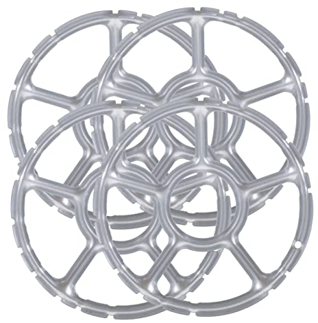 Zerodeko 4 Stück Gasherd Halterung Induktions-wok-ring Wokring Aus Stahl Wok-halter Wokring Für Gasherd Küchen-wok-unterstützung Herdgestell Gestelle Für Gasherde Wok-ringständer Eisen
