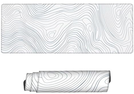 Tapis de Souris de Jeu, Grand Tapis de Souris 1200 x 600 x 3 mm, Vert Tapis de Souris Accessoire Gaming, Mouse Pad Terrain Etendu Grand Tapis de Bureau Imperméable pour Gamer, Bureau, Travail W-6