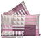 Riad Arredo Set Completo Letto Matrimoniale in 100% Cotone Morbidissimo - Completo Lenzuola in Cotone Delicato (Amburgo Rosa Antico)
