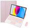 Funda con Teclado para Samsung Galaxy Tab A7 de 10,4 Pulgadas 2022/2020 (SM-T500/T503/T505/T507/T509), Funda Inteligente Delgada con Teclado Bluetooth Desmontable, con portalápices(Pink)