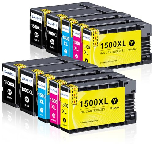 BAISINE PGI-1500XL Patronen Kompatibel für Canon PGI-1500XL PGI-1500 XL Druckerpatronen Multipack für Canon Maxify MB2750 MB2150 MB2050 MB2350 MB2300 MB2755 MB2000 MB2155 MB2100 MB2700