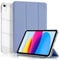 4UBonLife Funda para iPad (A16) 11ª Generación 2025 11 Pulgadas, iPad 10ª Generación 10,9 Pulgadas 2022, Cover Protectora, Carcasa Delgada Ligera con Cubierta Trasera Rígida Translúcida, Gris Lavanda