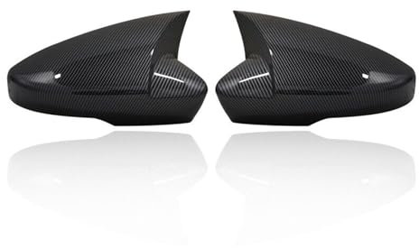 Spiegelkappen Für Skoda Für Octavia 2013-2019 Auto Rückspiegel Abdeckung Flügel Kappe Außentür Fall Trim Auto Spiegelkappen(Carbon)