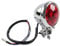 Bacar Chrome Motorcycle Rear Brake Lamp LED stop Tail light for ATV Dirt Bike Custom Chopper Cruiser Buggy