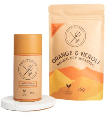 Natural Dry Shampoo Refill Pouch 55g (Orange and Neroli)