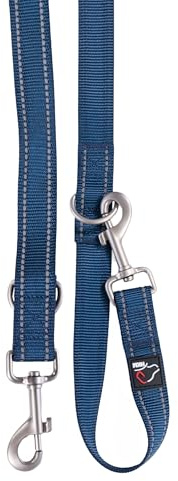 HKM ANAM Cara Nylon Dog Training Lead, Dark Blue, L