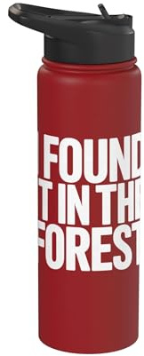 Giù Per Raccogliere I Funghi Finferli Boletus Mykologi Stainless Steel Insulated Water Bottle