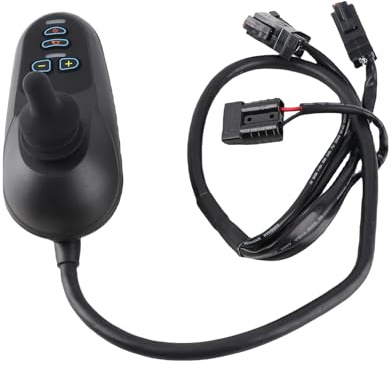 Maqulae DC24V Electric Wheelchair Joystick Controller 50A Brushed Motor Speed Controller with Slope Parking Overspeed Protection for Electric Wheelchair Intelligent Robot