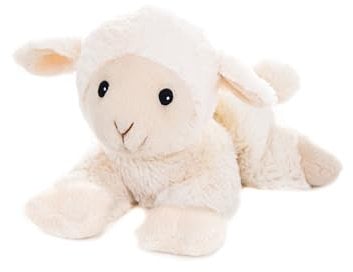 Habibi Wärmetier Wärmekissen Lamm Lämmchen creme mit 100% Hirse Füllung