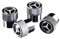 Mercedes-Benz Ventilkappen-Set, Schwarz, 4 Stück, OEM B66472002, Originalteil