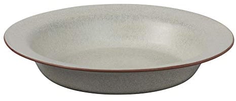 Jamie Oliver Rustic Italian Pastateller, Teller für Pasta, Tiefer Teller, Geschirr, Steingut, Marmorgrau, Ø 25 cm, 556919-1 Stück