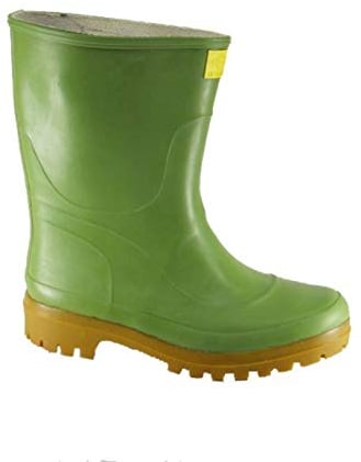 Stivale Tronchetto Uomo Tomaia Gomma Fodera Cotone Suola C.A. Gomma Verde Modello 35 (43)