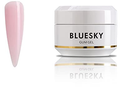 Bluesky Gum Gel 15 ml, Sakura Pink, Poly Gel Builder Colours For Poly Gel Nail Kit, Quick Nail Extensions (Requires Curing Under LED UV Lamp)