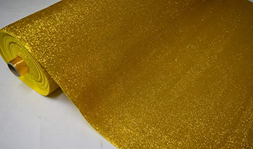 StoffBook Eva MOOSGUMMI 2MM 90X20CM BASTELBEDARF Oeko-TEX Schaumstoff (Gold-Glitzer, 90x20cm)