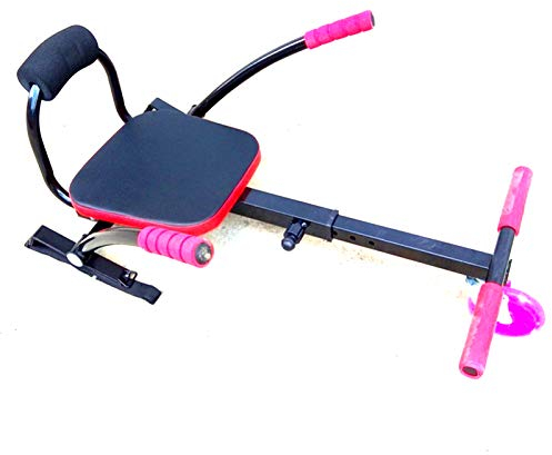 NENGGE Sitzscooter Kart Sitz Erwachsene Self Balancing Hovercart Go Cart Hoverkart Sitz Kompatibel mit 6,5-10 Zoll, Go-Kart Sitz E-Scooter Hoversitz für Kinder und Junger, Spielzeug Geschenk,Rot