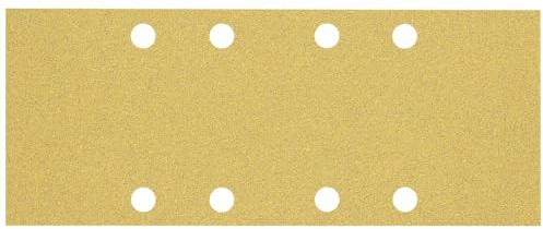 Bosch Professional 10x Carte abrasive Expert C470 con 8 fori (per Legno duro, Vernice su legno, 93x230 mm, Grana 60, accessorio Levigatrice orbitale)