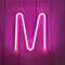 ENUOLI LED Neon Buchstaben Lichter Rosa Neonschild Leuchten Buchstaben Neonschild Batterie/USB Beleuchtete Buchstaben Neon Nachtlicht Dekor für Kinderzimmer,Hochzeit,Weihnachten,Valentinstag(M)