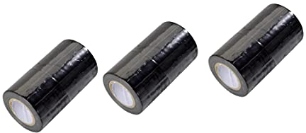 3 Rollen AGRIplus Silofolienklebeband/Reparaturklebeband - Zum Abdichten von Löchern und Risse - 100 mm Breite - 10 m Länge - Schwarz