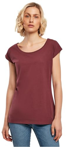 Build Your Brand Damen Bb013-ladies Wide Neck Tee T-Shirt (1er Pack)
