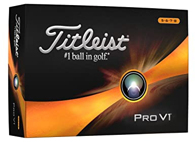Titleist Pro V1 Golfball, weiß, Einheitsgröße