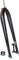 Fourches Rigides VTT 26 27,5 29 Universelle Fourche De Vélo En Alliage D'aluminium Ultralégère Tube Droit 1-1/8 Fourche Avant De Frein À Disque 9x100mm Libération Rapide(Black label,27.5in)