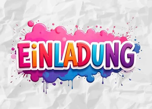 ZETTMANN Graffiti Einladungskarten Kindergeburtstag – 10er Set – Street Party Einladungen für Jungen & Mädchen – Urban Design – Premium Druck DIN A6, gut beschreibbar