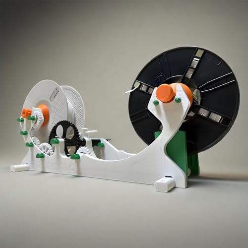 LHQYA Electric Spool Rewinder, 3D Filament Spool Winder, Capacity: 1kg Spool, Multifunctional and Compatible, for 3D Printing Enthusiasts, Welders, and Textile Artists
