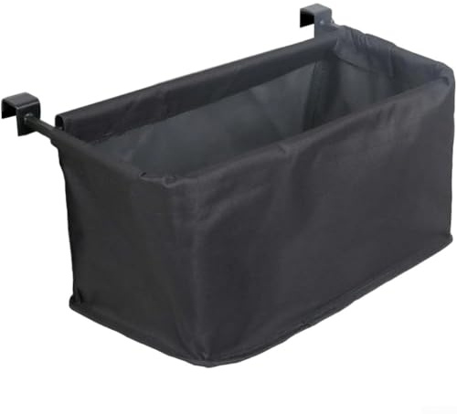 Wagon Heckklappen-Aufbewahrungstasche, 42 x 22 x 21 cm, zusammenklappbar, Organizer für Metallrahmen, Outdoor-Camping, Cargo-Tasche (schwarz)