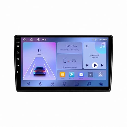 Stereo Pantalla para Hyundai Elantra 3 2003-2010 9 Pulgadas Android 15 Autoradio FM Bluetooth USB WiFi para, 4 Core 2G+64G