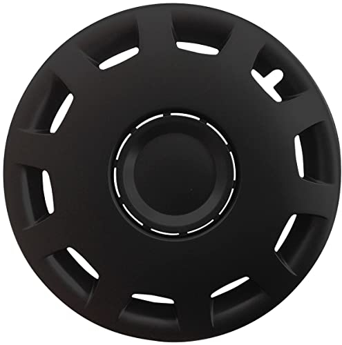 (Farbe & Größe wählbar) 14 Zoll Radkappen GRANIT Schwarz passend für fast alle gängingen Fahrzeuge (universal)