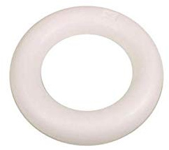 CREATIV DISCOUNT Styroporform, Ring voll, 17 cm, 10 Stück