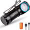 TrustFire MC12 Mini Led Stirnlampe Kopflampe Taschenlampe 1000 Lumen hell mit 16340 Akku und Wiederaufladbare Magnetische USB - Ohne Stirnband