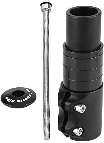 Lenkererhöhung Fahrrad, Fahrrad Lenker Erhöhen, Fahrradlenker Stem Extender, Bike Fork Stem Extender aus Aluminiumlegierung für Mountainbike, Rennrad,