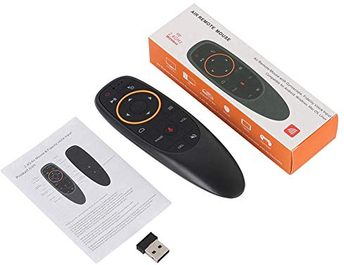 Socobeta Voice Controller Air-Mouse 2,4 G kabellos Voice Air Maus Tastatur Fernbedienung mit Gyroskop für TV Box PC