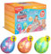 Zimpli Kids - 6 x Large Egg Bath Bombs, Children's Bubble Fizzing Bath Bombs Gift Boxed, Moisturising Bath Bombs, Vegan Friendly and Cruelty Free
