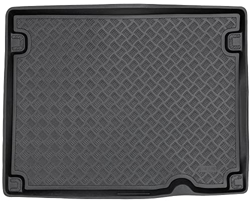 M MOTOS Tapetes de PE para maletero apata para Renault Kangoo II 2008-2021 Mejore la comodidad de su viaje con la resistente alfombrilla para el maletero del coche, que protege contra la suciedad y el